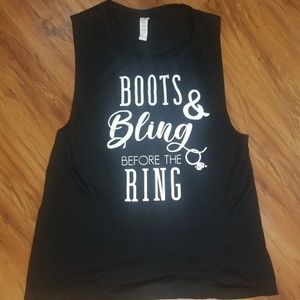 Bachelorette Boots & Bling Before The Ring Tank